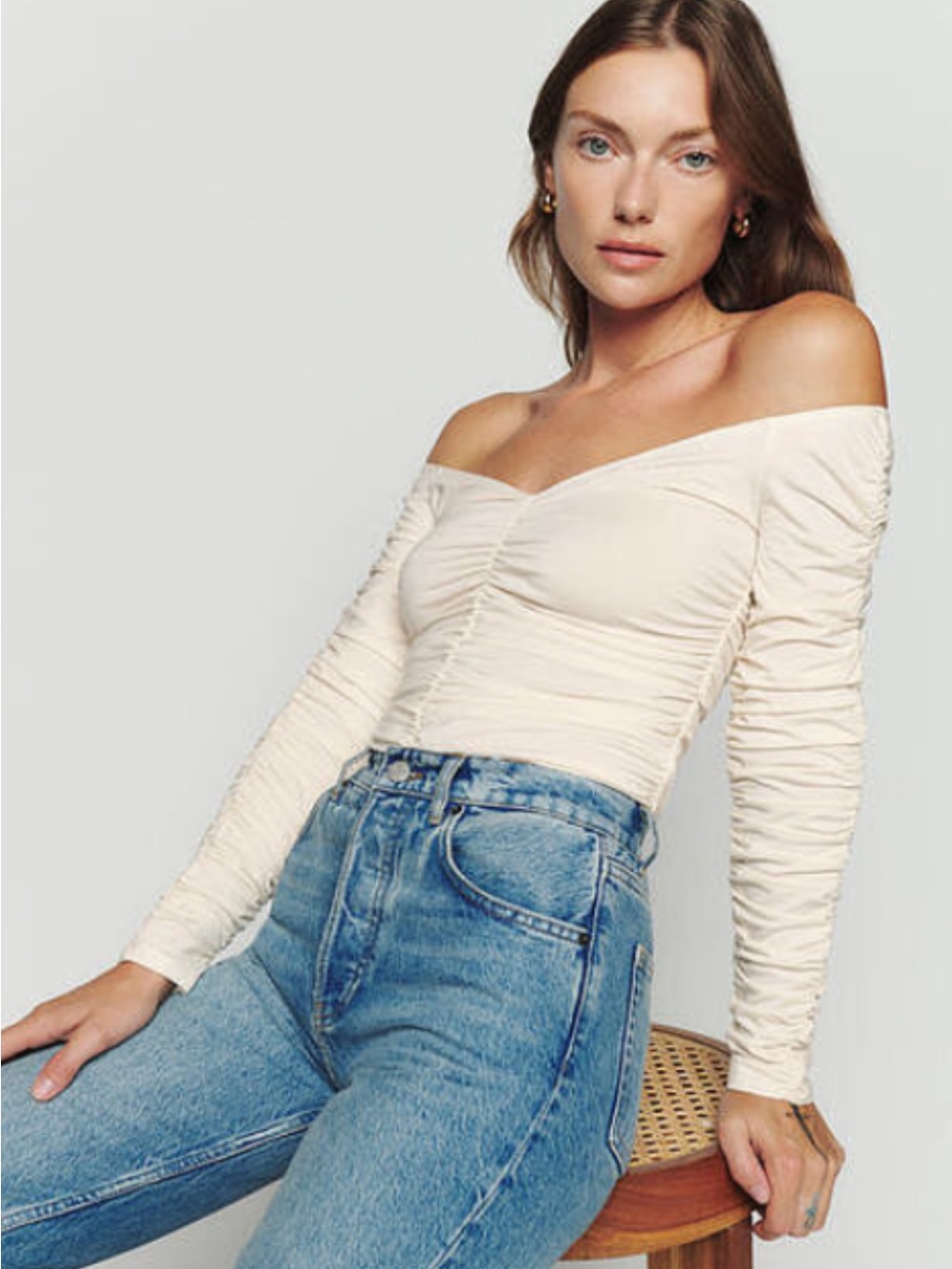 Reformation Leonora Knit Top